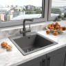 Мойка кухонная LEMARK HANKA 450 серый 9910011